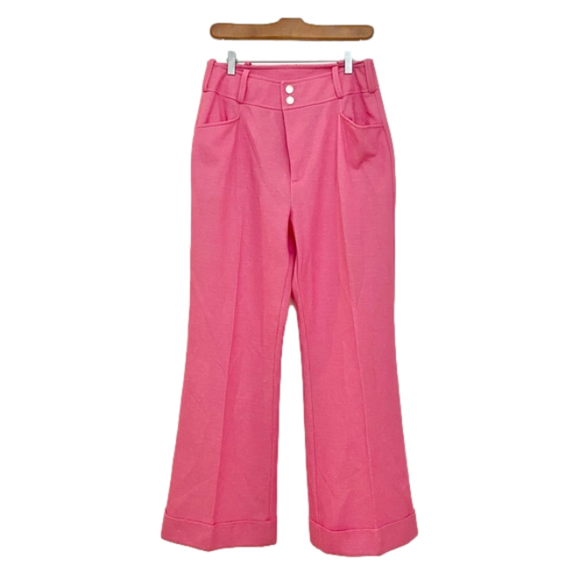 Vintage Barbiecore High Waisted Trouser Pants - Picture 1 of 6